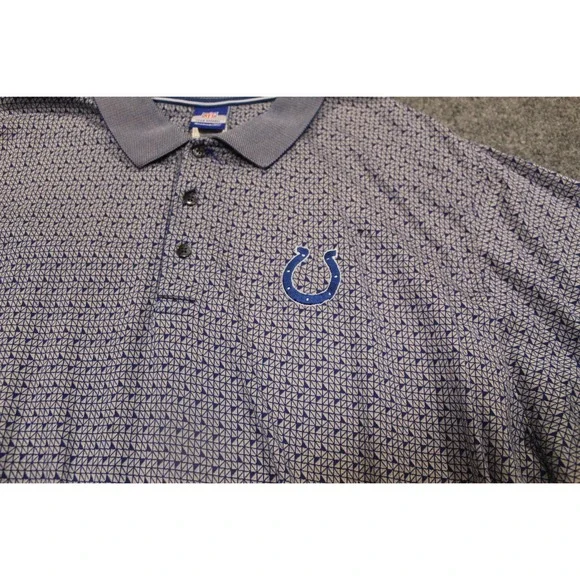 NFL Team Apparel Indianapolis Colts Reebok Polo Shirt XL Extra Large‎ - Picture 6 of 12